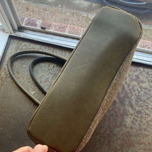 Islander Harris Tweed “Cassley” 100% Pure Wool Olive and Tweed Women's Tote. NWT - Picture 14 of 16